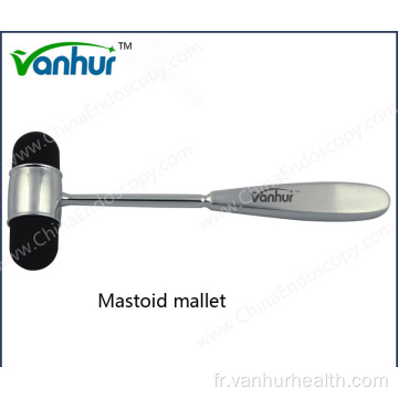 Maillet mastoïde en caoutchouc pour instruments d&#39;otoscopie